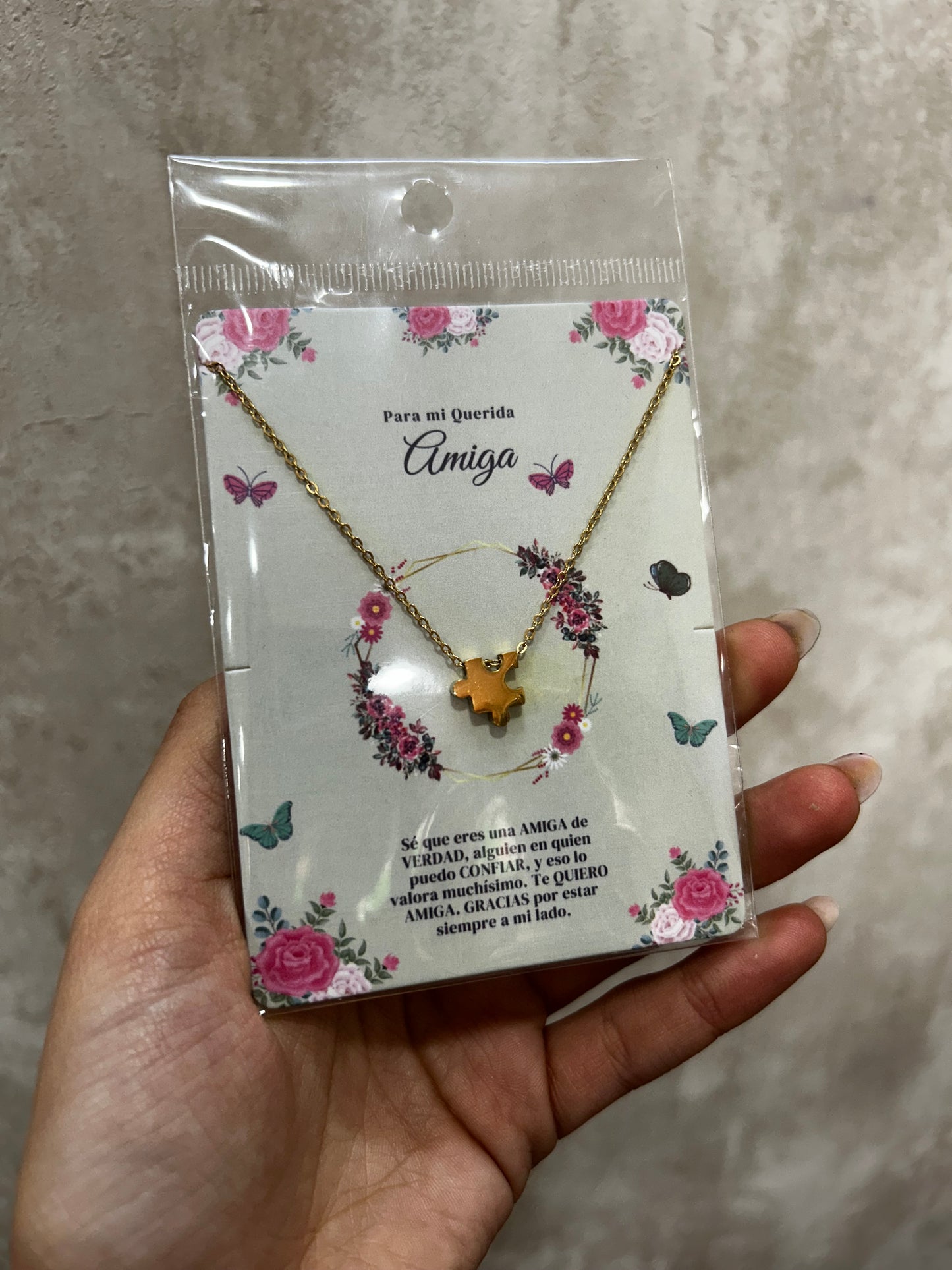 Collar pieza puzzle