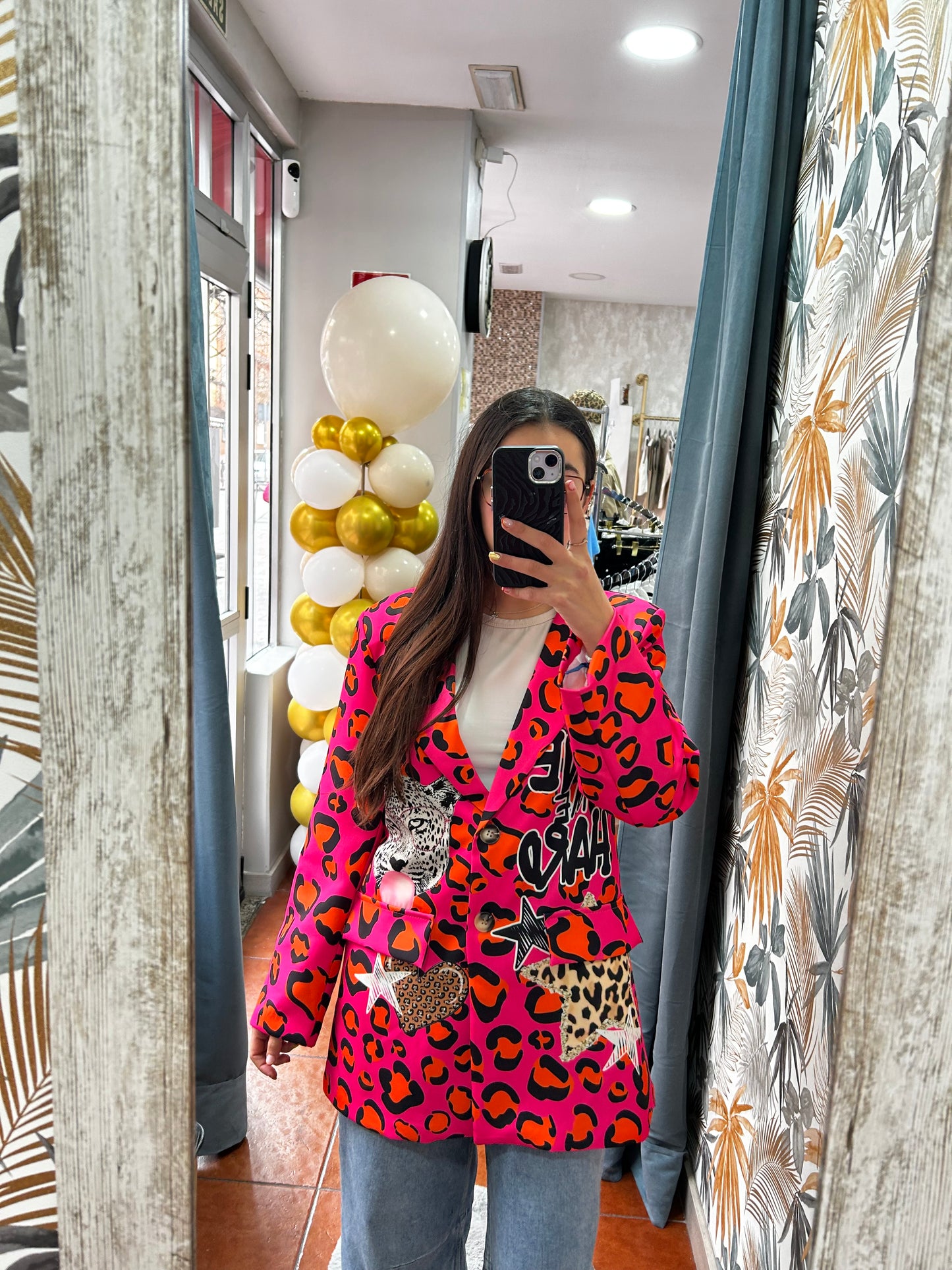 Blazer guepardo espalda