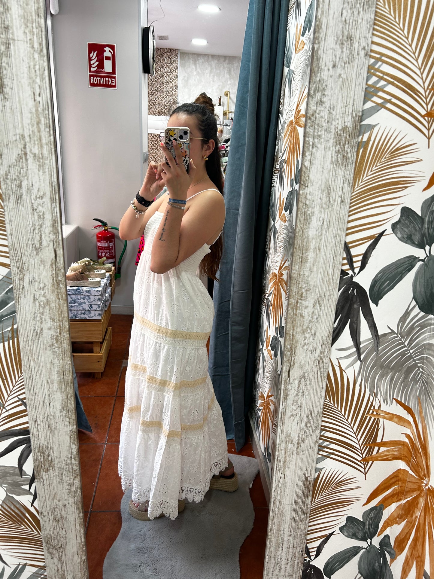 Vestido blanco boho