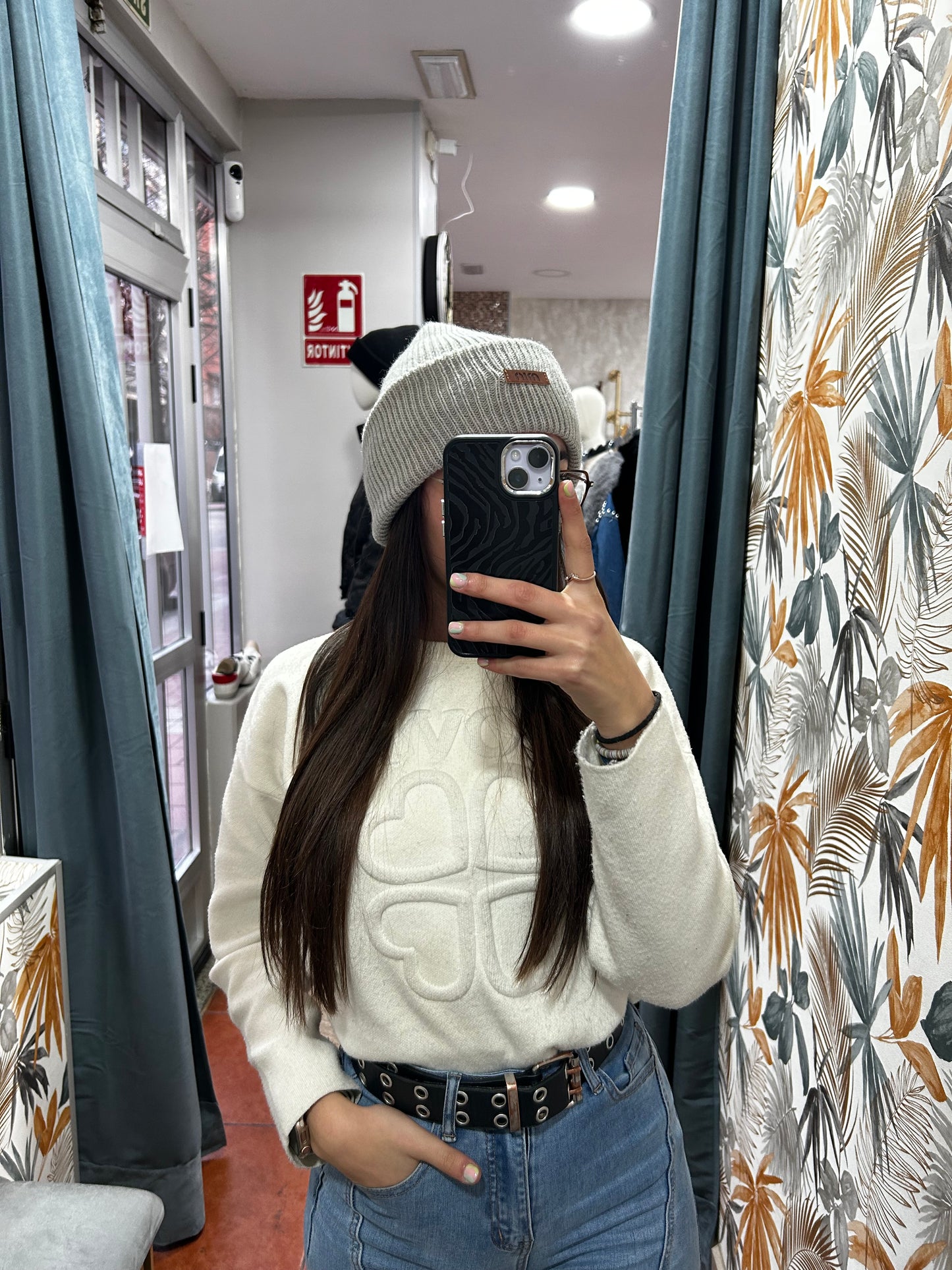 Gorro gris