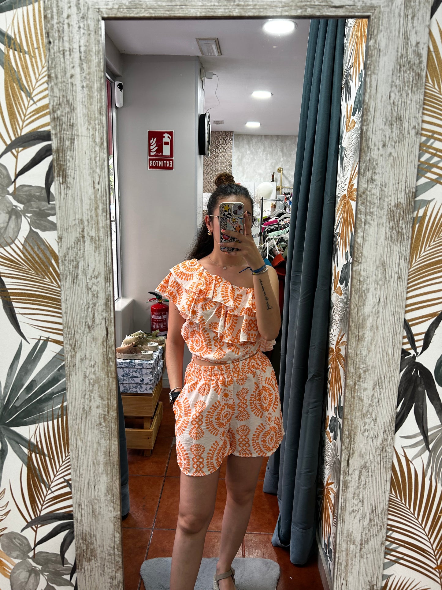 Conjunto Lidia- naranja