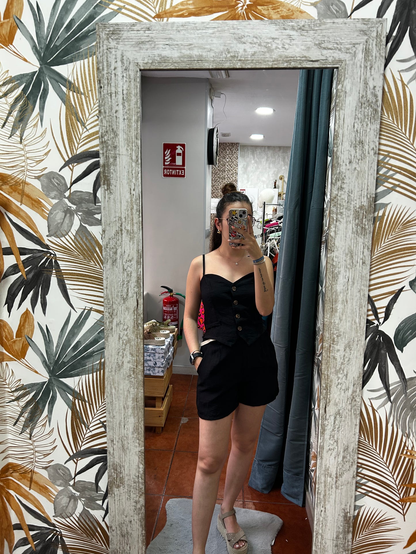 Conjunto Natalia - negro