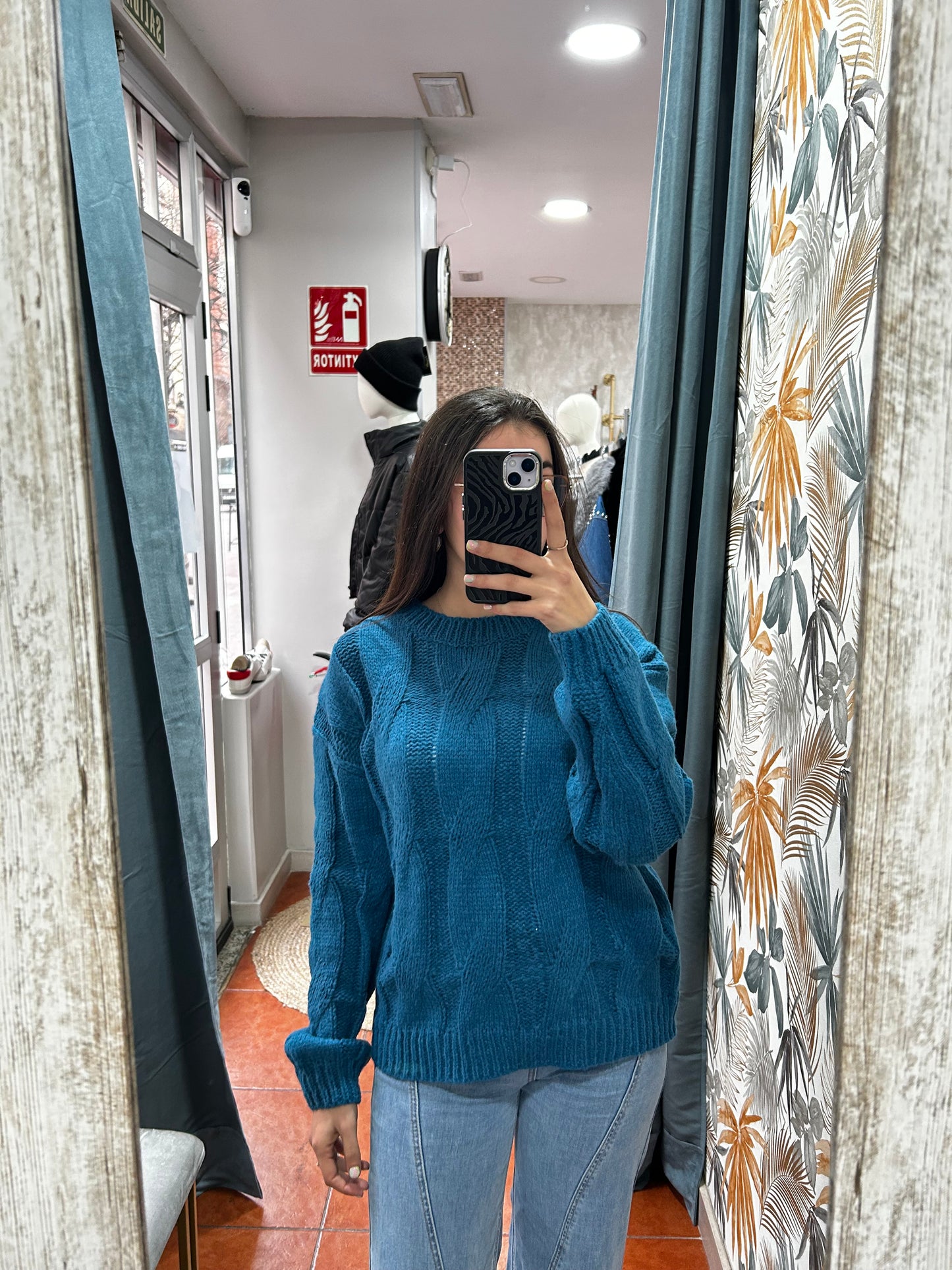 Jersey ochos azul