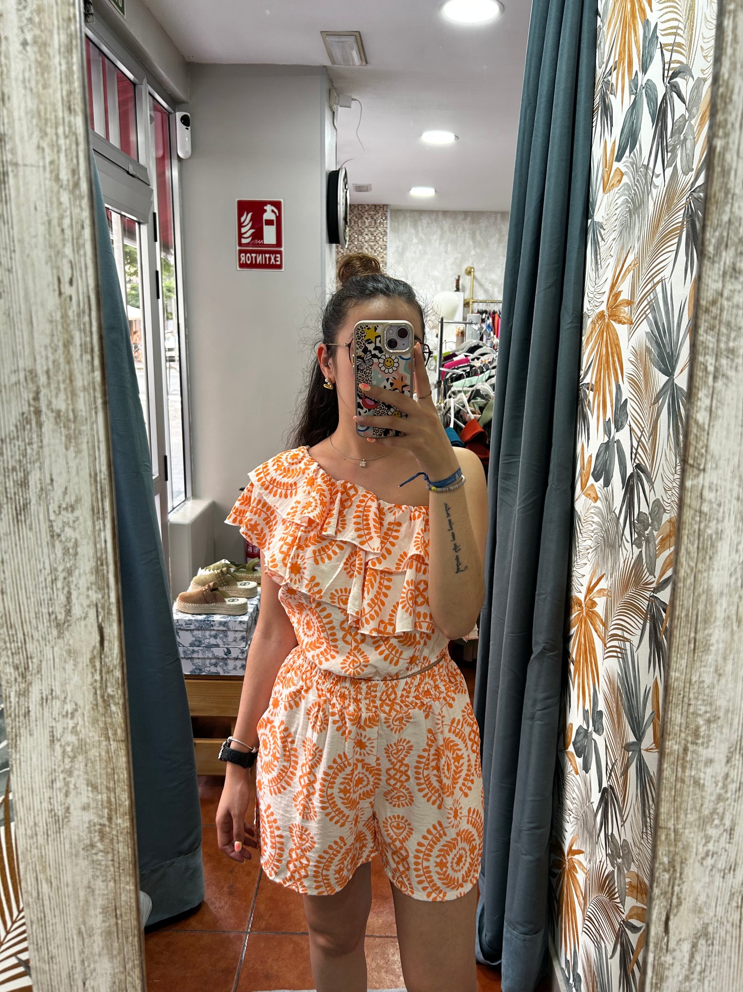 Conjunto Lidia- naranja