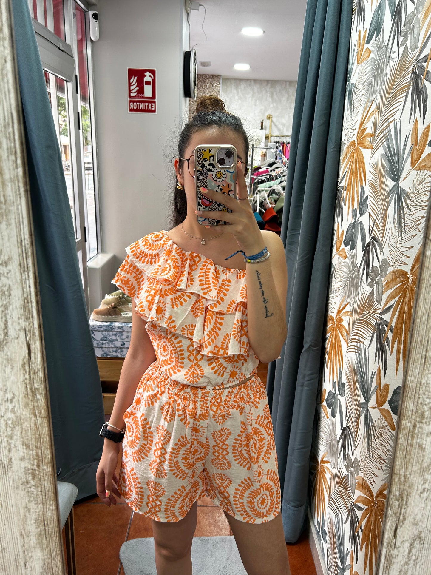 Conjunto Lidia- naranja