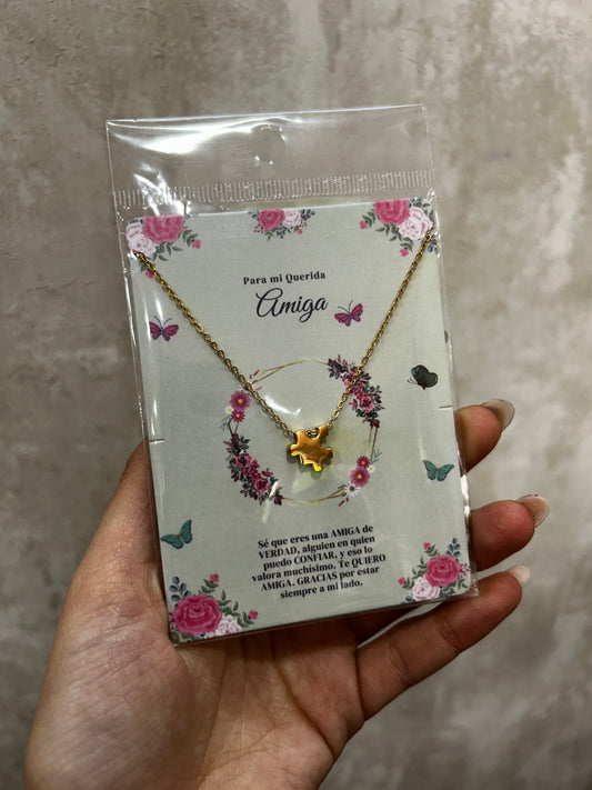 Collar pieza puzzle