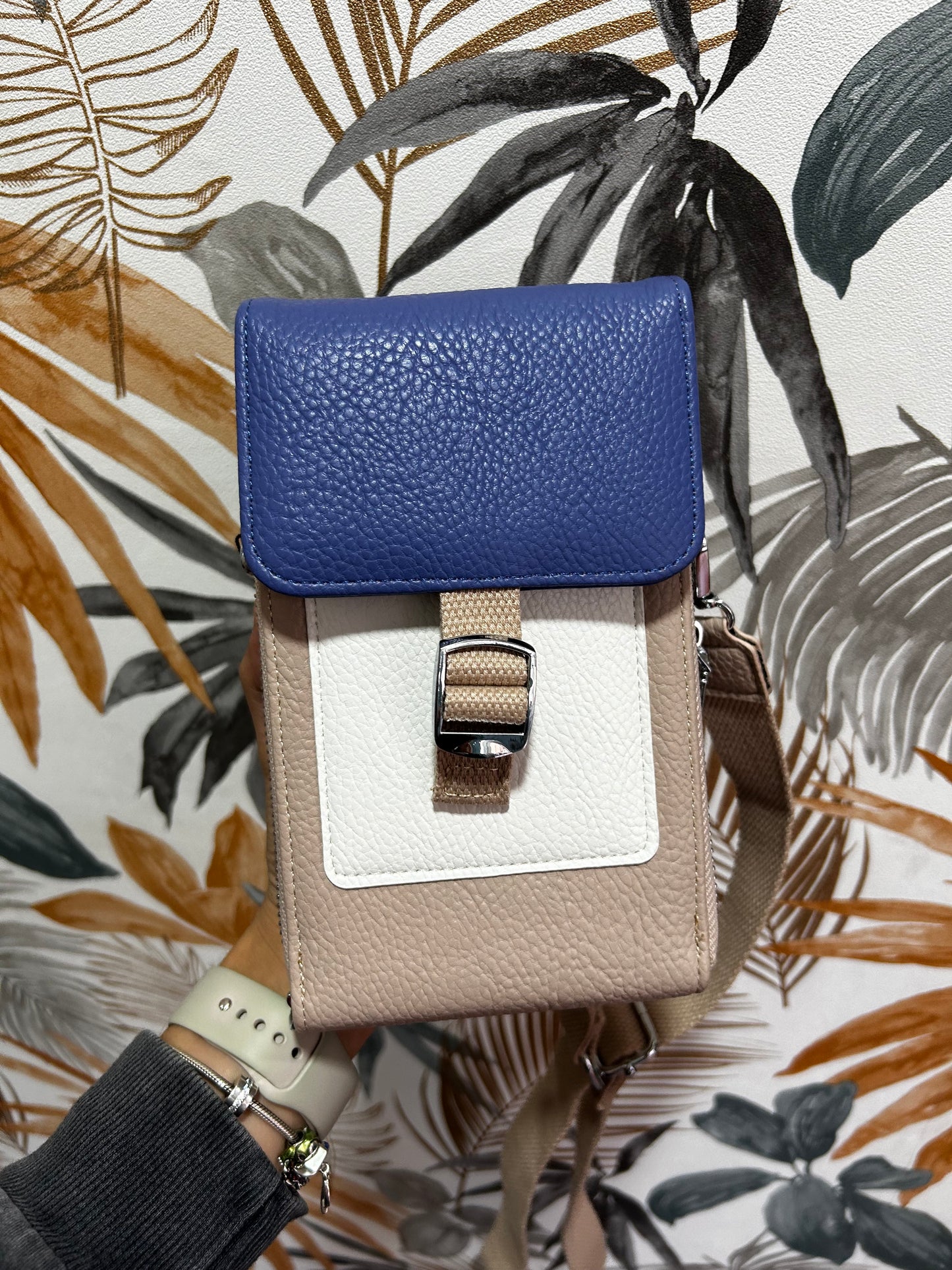 Bolso móvil azul