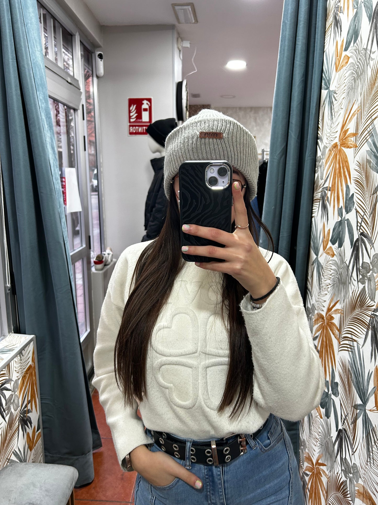 Gorro gris