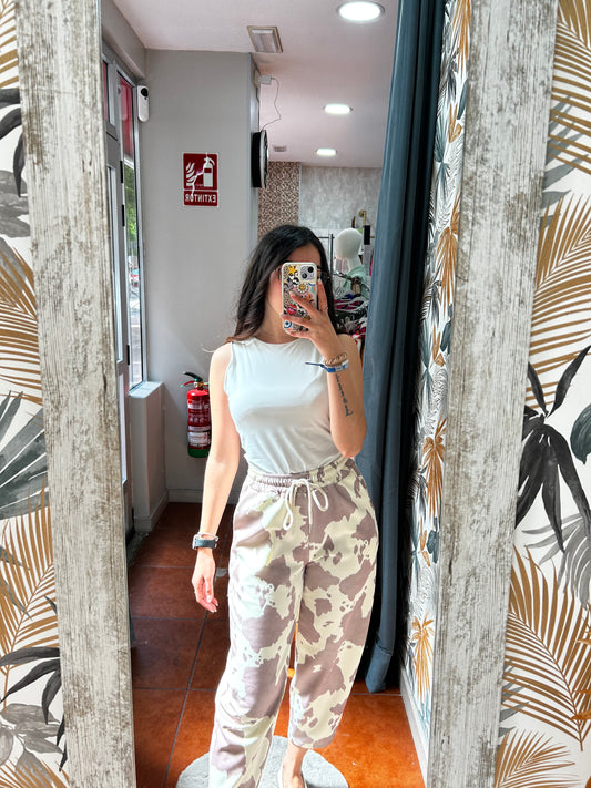 Pantalón chándal vaca