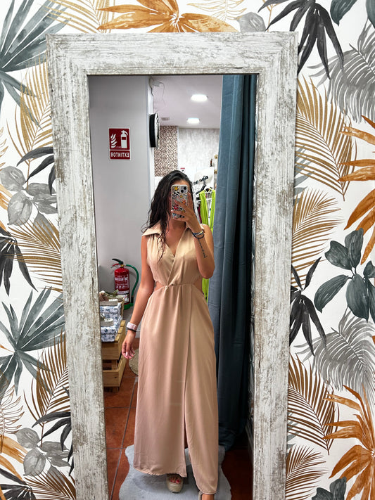 Vestido marrón polo