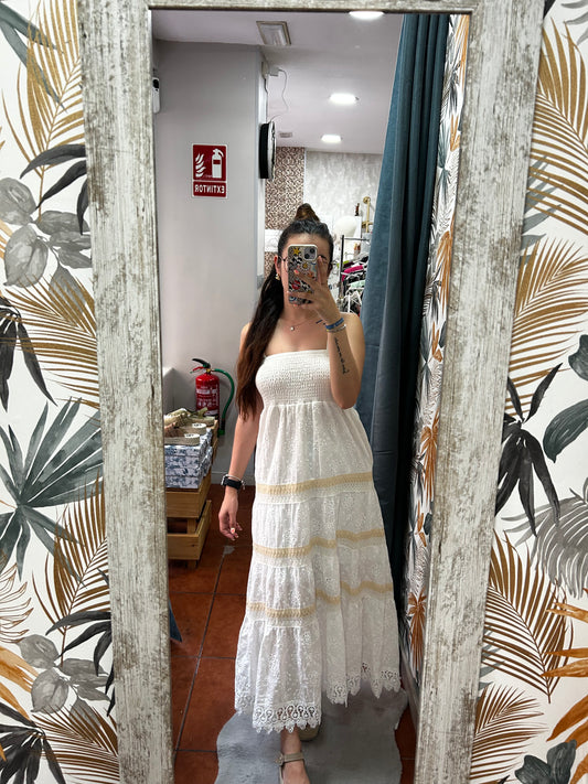 Vestido blanco boho