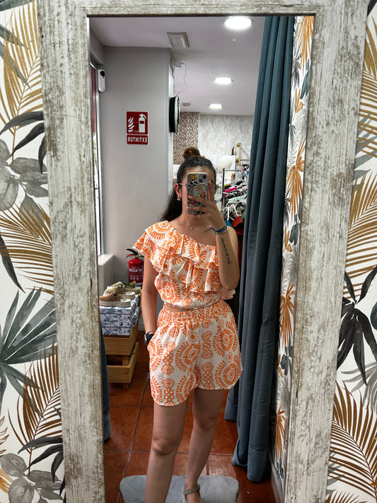 Conjunto Lidia- naranja