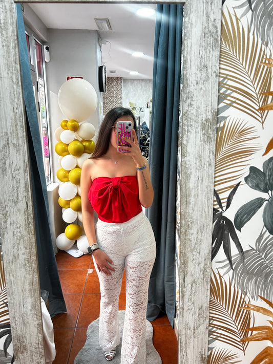 Body lazo rojo